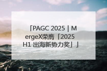 PAGC 2025｜MergeX荣膺「2025 H1 出海新势力奖」